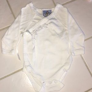 bognar & piccolini long sleeve newborn girls onsie